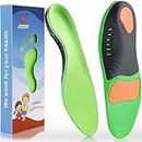 Ailaka Kids Orthotic Arch Support Shoe Insoles, Plantar Fasciitis Cushioning Athletic Inserts for Flatfoot Pain Relief Running Walking