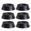 6pcs 2.48X2.48X0.79In Round Furniture Caster Cups Round Floor Protector Coasters for Furniture Wheel Feet Coasters Cups Anti- Sliding Caster Stopper for Carpet Or Durable Hard Floors