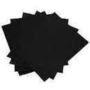 Grill Mat, 5PCS 15.7x13.0in BBQ Pad, for Home(Black)
