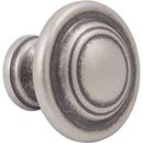 Charlotte Cabinet/Bi-Fold Door Knob, 1-3/4 Inches, by Stone Harbor Hardware Metal in Gray | 1.6 D in | Wayfair 30115-WN