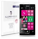 ILLUMISHIELD Screen Protector Compatible with Nokia Lumia 520 (3-Pack) Clear HD Shield Anti-Bubble and Anti-Fingerprint PET Film