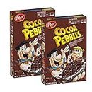 Cocoa Pebbles Chocolate Flavoured Rice Cereal with Real Cocoa- 2 Pack, 2 x 311 g