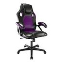 Play haha.Gaming chair Office chair Swivel chair Computer chair Work chair Desk chair Ergonomic Chair Racing chair Leather chair PC gaming chair (Purple)