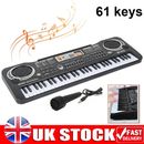 61 Key Electric Digital Piano Musical Beginner Electronic Keyboard Instrument UK