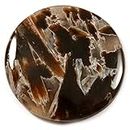 Goyal Exports Stick Agate Round Cabochon Natural Loose Gemstone 54.5cts QT81