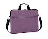 TANGBOLIBO 15.6 Inch Laptop Sleeve, Versatile Business Case with Handle for MacBook Pro, HP, Dell, Acer, Asus, Chromebook (14-15.6 Inch), Purple
