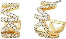 Michael Kors - Pendientes de latón en tono dorado premium para mujer MKJ7957710