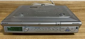 Sony ICF-CD543RM Under Cabinet Radio AM/FM CD Player Clock Tested
