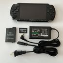 BLACK Sony PSP 3000 System w/ Charger, Battery, & 64gb Memory Card Bundle Import