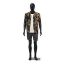 72.8" Male Mannequin Realistic Full Body Dress Form Display Head Turns With Base