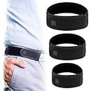 BeltBro Titan No Buckle Elastic Belt For Men — Fits 1.5 Inch Belt Loops, Comfortable and Easy To Use, Black, 40-51W
