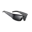 OhO sunshine Water Resistance Audio Sunglasses,Open Ear Bluetooth Sunglasses to Listen Music and Make Phone Calls with Polarized UV400 Protection Safety Lenses,Unisex Sport Design (Black+Black Lens)
