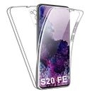 Custodia cellulare ibrida 360° chiara per custodia TPU Samsung Galaxy S20 FE/5G completa