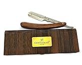 RT SHOP Gentleman Wooden Razor With box Stainless Steel, Barber Razor For Men (FREE Blade Inside)