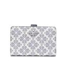Kate Spade Wallet for Women Madison Medium Compact Bifold Wallet, Navy multi, Casual