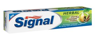 Pasta dental Signal, Herbal 160g X 10 paquete
