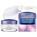 L’Oréal Paris Day and Night Moisturizer Cream, Collagen Moisture Filler Skincare, Hydrating Cream for Face, Neck and Chest to Smooth Skin and Reduce Look of Wrinkles, 50 ml