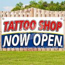 TATTOO SHOP NOW OPEN Advertising Vinyl Banner Flag Sign Many Sizes