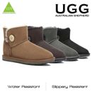 UGG Boots Premium Australian Sheepskin Mini Classic Water Resistant Ankle Boots