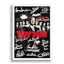 The Sopranos Cast Signed Autograph A4 Poster Photo TV Show Season Series Framed Memorabilia Gift (POSTER ONLY)