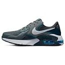 Nike Men's Air Max Excee Trainers, Iron Grey White Photo Blue Dark Obsidian, 10.5 CA