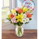 1-800-Flowers Birthday Delivery Fields Of Europe Happy Birthday Medium | Same Day Delivery Available | Happiness Delivered To Their Door