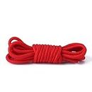 Boolavard Round Shoelaces [2 Pairs] Heavy Duty Boot Shoe Laces for Hiking Work Boots (Red, 150cm)