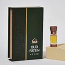 Oud Faten Attar by Dukhni | 6ml Arabic Perfume Oil, Arabian Oud, Oudh Oil for men & women | Fresh, aquatic, oud blend| عطر Pure, Alcohol-Free, Vegan, Halal | Islamic gifts, Eid & Ramadan Gifts