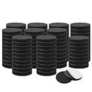 100pcs Furniture Felt Pads Round 3/4" Self-Stick Non-Slip Anti-Scratch Pads for Sofa Cabinet Chair Feet Floor Protector Black