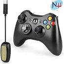 New World Wireless Controller With Receiver For Xbox 360, 2.4GHZ Remote Joystick Gamepad for PS3, PC Windows 7,8,10 and Xbox 360 Console with Receiver