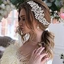 TFANUO Bride Wedding Hair Comb, Rhinestone Bridal Bridesmaid, Party Hair Accessories Headpieces for Women (Silver) …