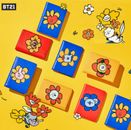BTS BT21 Flower Passport Case Cover by Line Friends official + Tracking