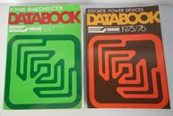 data book coppia di libri elettronica anni 70
