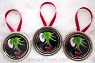 The Grinch Christmas Ornaments Lot of 100 2020 Tree Decoration Mason Jar lids