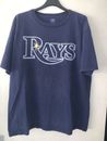 T-Shirt MLB Rays Tampa Bay Evan Longoria 3 Taille L Bleu Baseball Sport Us