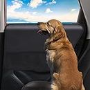 CHLDYCST 2 Stück Autotürabdeckung Hund Kratzschutz Autotür Schutz Haustier Wasserdicht Schwarz für die meisten Automodelle (Schwarz)