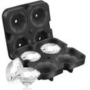 Flash Popup Diamond Ice Tray Baking Mold Silicone in Black | 1.57 H x 4.92 W x 4.92 D in | Wayfair IT-D