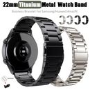 ✔22mm Edelstahl Titan Uhren Armband Für Huawei Watch GT 3 Pro GT 3 2 2E 46mm✔