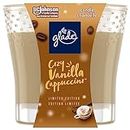 Glade® Scented Candle, Cozy Vanilla Cappuccino™, 1-Wick Candle, Air Freshener Infused with Essential Oils for Home Fragrance, 1 Count
