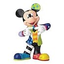 Enesco Disney by Britto Mickey Mouse with Bling 90th Celebration, 10.5” Stone Resin Figurine, Multicolor
