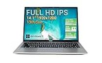 Fusion5 13th Gen 14.1" Full HD Windows 11 Laptop - 512GB M.2 SSD Storage, 8GB DDR5 RAM, T90B Pro, N100 Intel Quad Core,Dual WiFi, USB 3.0, 2MP, Webcam with privacy cover, 2023 Model