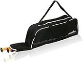 Athletico Baseball Tote Bag - Tote Bag for Baseball, T-Ball & Softball Equipment & Gear for Kids, Youth, and Adults | Holds Bat, Helmet, Glove, & Shoes | Fence Hook (Black)