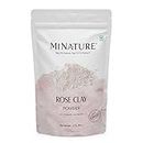 Mi Nature Rose Clay Powder | Pink Clay | Rose Kaolin Clay | 227 g (8 oz) | Für alle Hauttypen geeignet, Reinigung, verbessert die Hautelastizität | DIY Gesichtsmaske, Peeling, Seifen, Lotionen, Haare