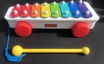 Fisher Price Colourful Pull A Tune Xylophone Musical Instruments For Kids 