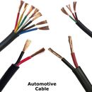 12V 24V AUTOMOTIVE 2/3/4/5 CORE THINWALL RED/BLACK CAR CABLE WIRE ROUND/FLAT