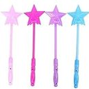 LITTLE BUDDY Magic Luminous Star Led Glow Stick Flashing Light Up Wand Party Concert Toy - Random Color Set Of 2, Kids