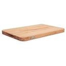 John Boos Boos Block Chop-N-Slice Series Reversible Wood Cutting Board with Integrated Finger Grips, 1.25-Inch Thickness, 20" x 14" x 1 1/4", Maple