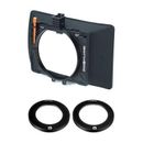 Bright Tangerine Misfit Atom Matte Box with 77 to 114 & 82 to 114mm Threaded Adapter Rings K B1230.1007