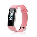 Fitness Tracker with Blood Pressure Heart Rate Sleep Monitor, Activity Tracker Smart Watch Health Tracker Pedometer Step Counter for iPhone & Android Phones for Kids Man Women(Pink)