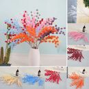 Paquete de 1-8 flores artificiales coloridas hermosas decoraciones de jardín para el hogar 93 cm Reino Unido